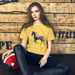 Galloping Grace Under the Stars Unisex T-Shirt