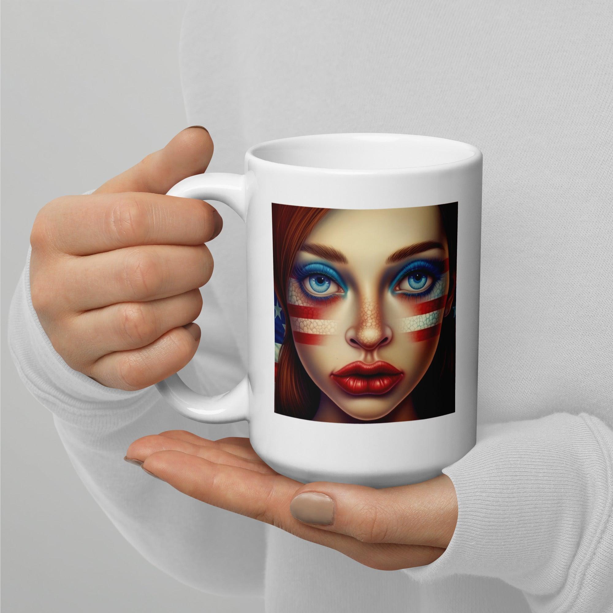 United We Stand White Glossy Mug - Beyond T-shirts