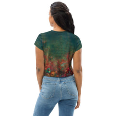 Urban Jungle All-Over Print Crop Tee - Beyond T-shirts