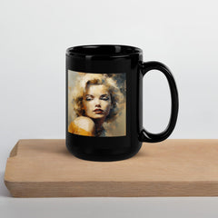 Urban Sketches Black Glossy Mug - Beyond T-shirts