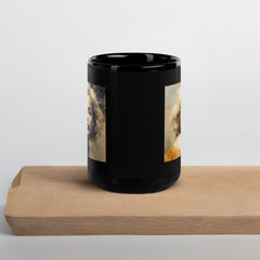 Urban Sketches Black Glossy Mug - Beyond T-shirts