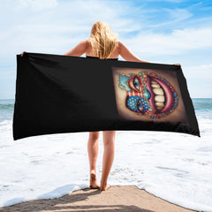 Soft and durable USA-themed towel, ideal for everyday use.