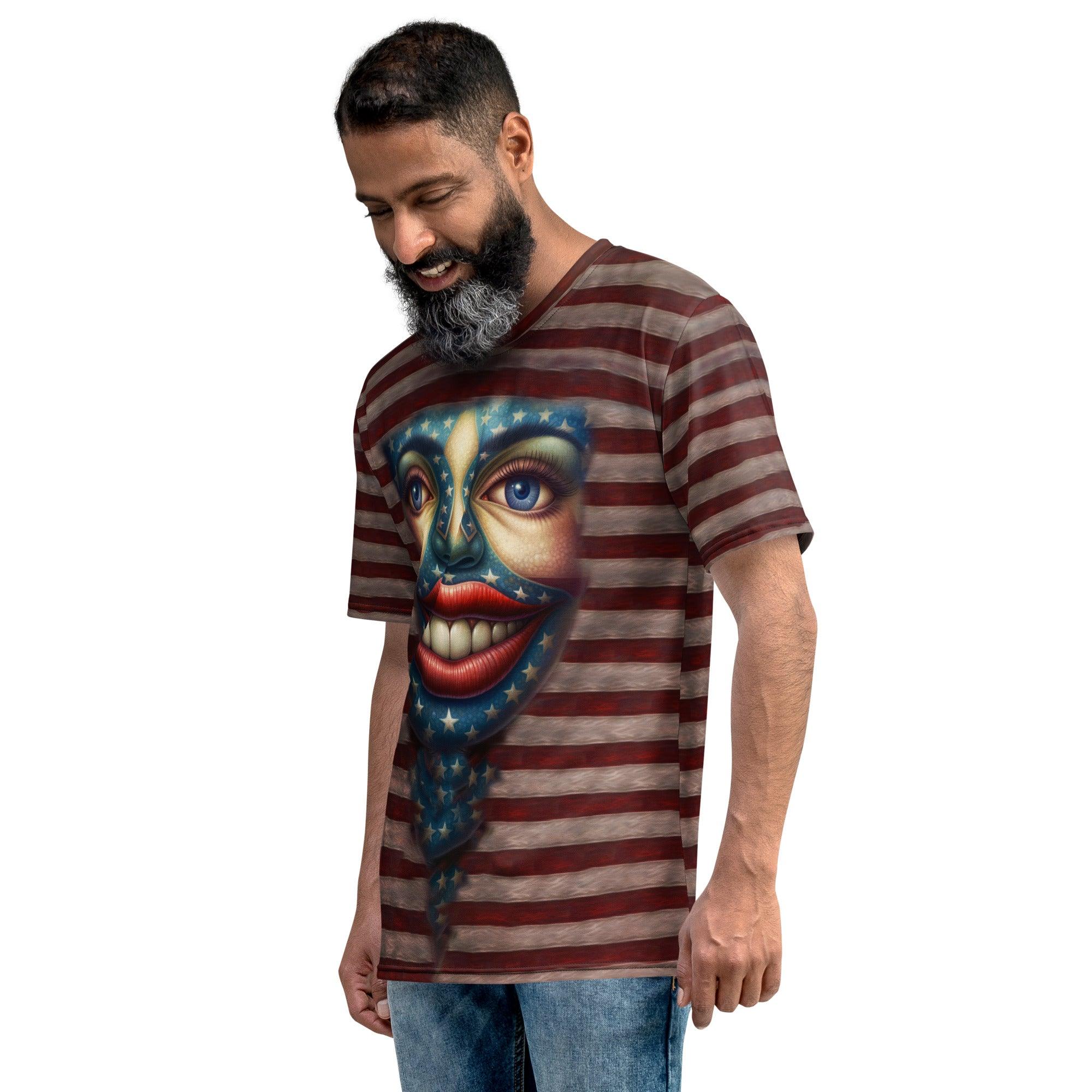 USA UP Close Men's T-shirt - Beyond T-shirts