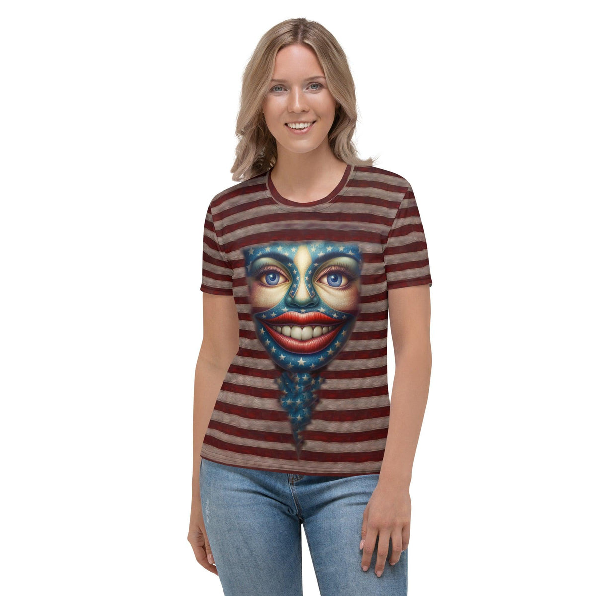 USA Up Close Women's T-shirt - Beyond T-shirts