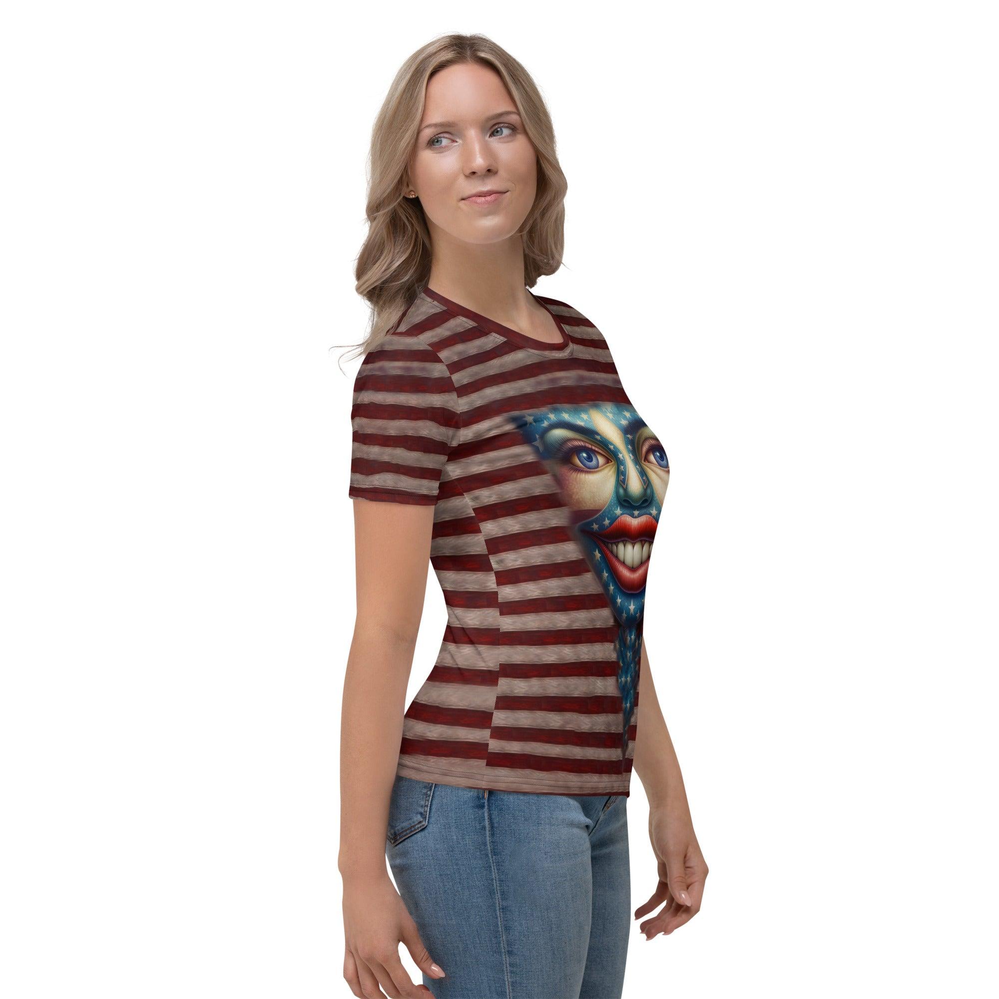 USA Up Close Women's T-shirt - Beyond T-shirts