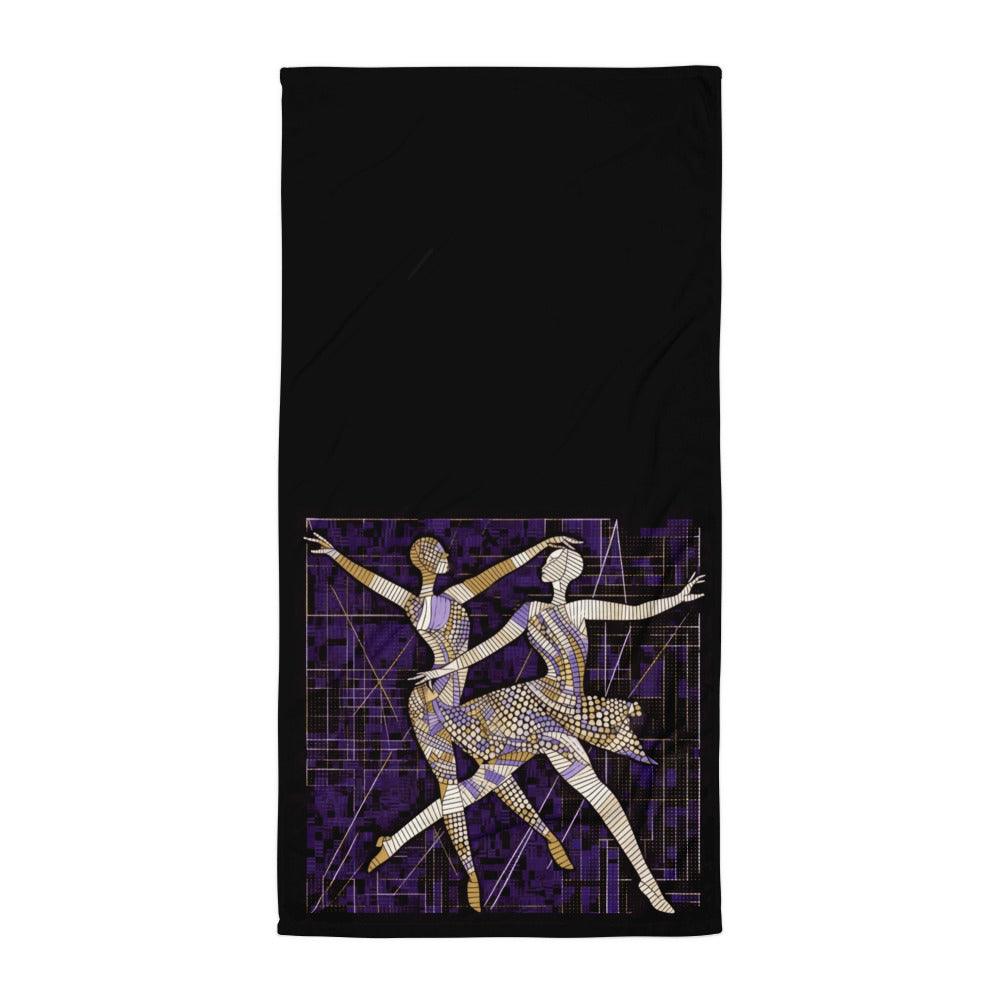 Vibrant Feminine Movement Style Towel - Fitness and Yoga Towel