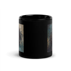 Vibrant Vibes Black Glossy Mug - Beyond T-shirts