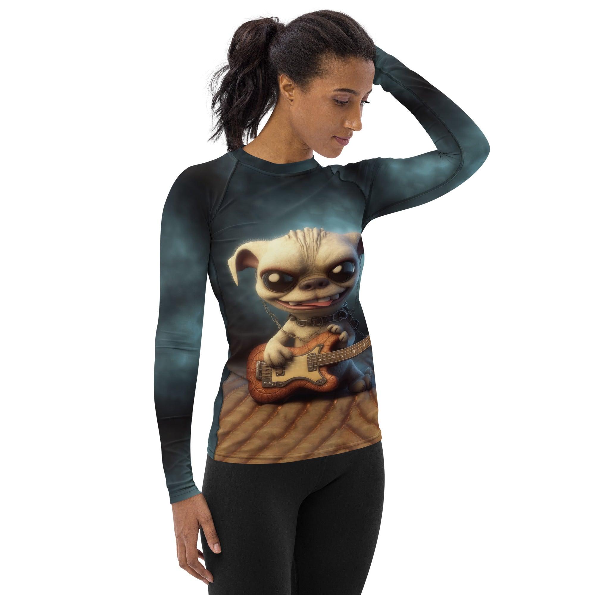 Vibrant Voyage Women's Rash Guard - Beyond T-shirts