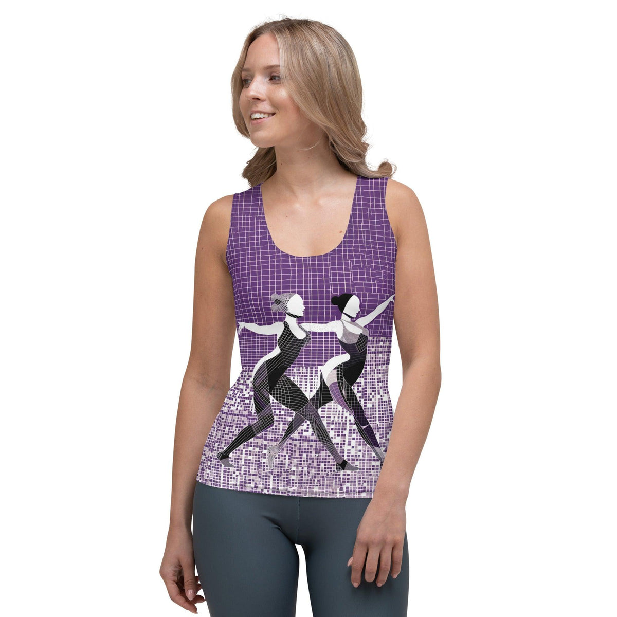 Vibrant Women's Dance Attire Sublimation Cut & Sew Tank Top - Beyond T-shirts