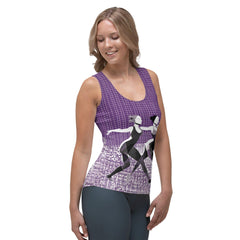 Vibrant Women's Dance Attire Sublimation Cut & Sew Tank Top - Beyond T-shirts