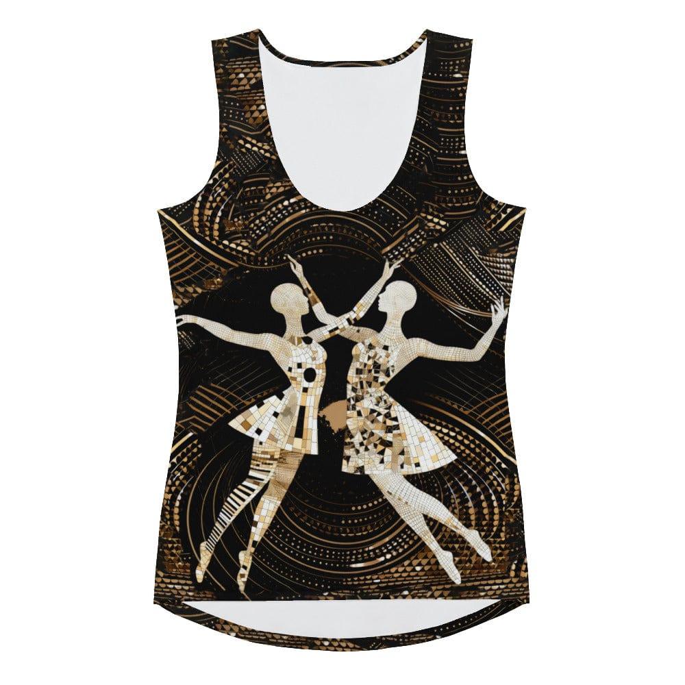 Vibrant Women's Dance Elegance Sublimation Cut & Sew Tank Top - Beyond T-shirts