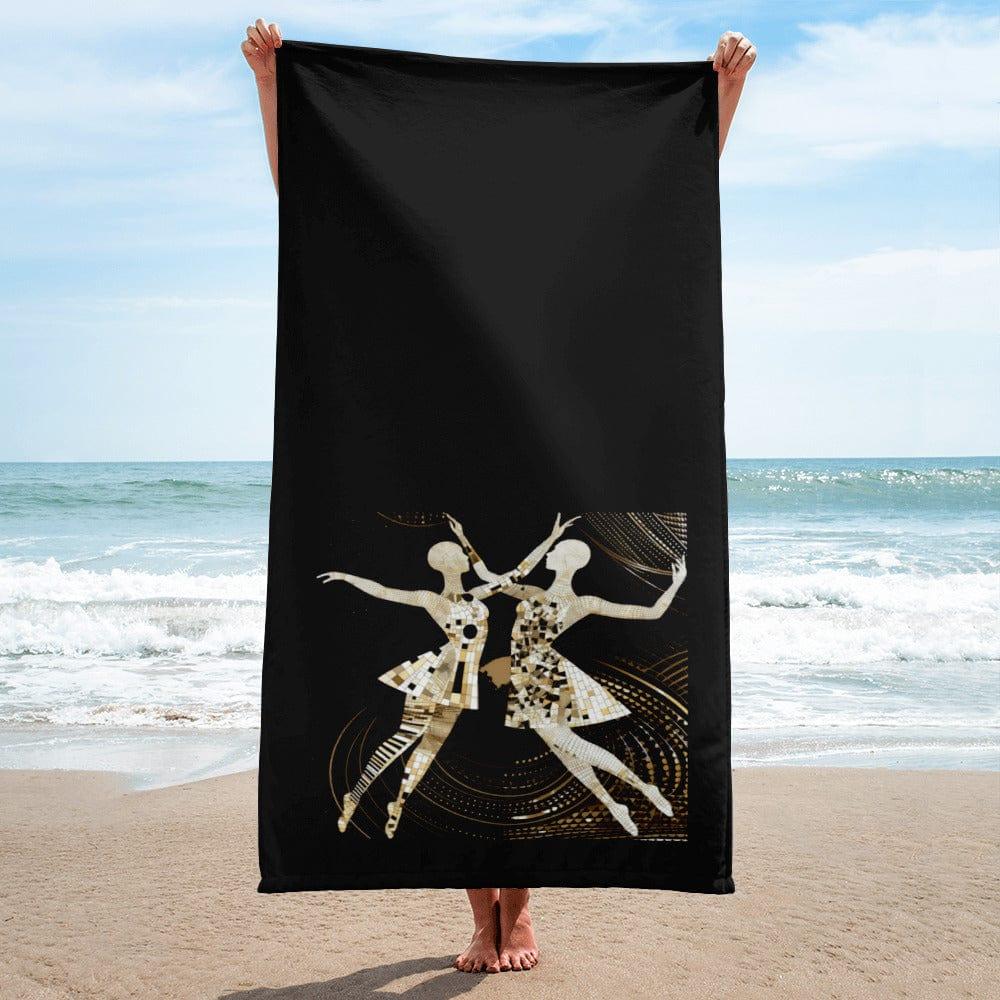 Vibrant Women's Dance Elegance Towel - Product Image