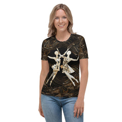 Vibrant Women's Dance Elegance Women's T-shirt - Beyond T-shirts