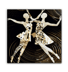 Vibrant Women s Dance Elegance Wrapped Canvas - Beyond T-shirts