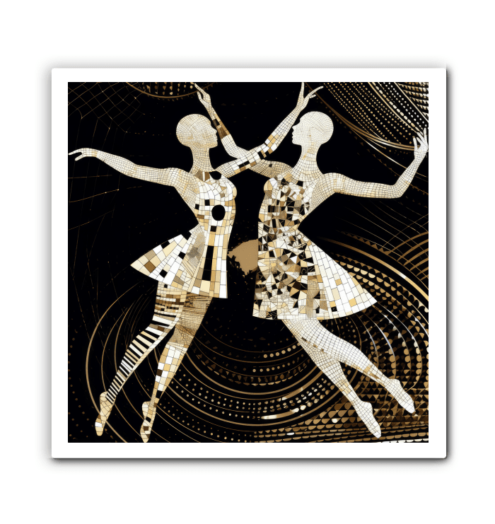 Vibrant Women s Dance Elegance Wrapped Canvas - Beyond T-shirts