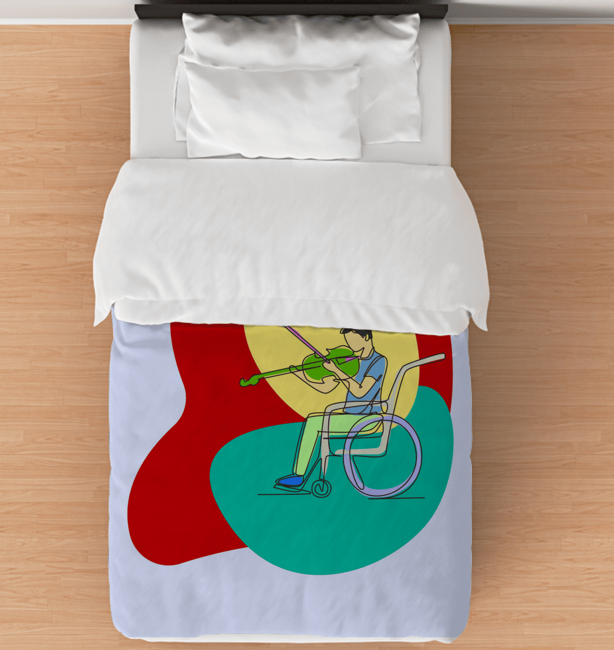 Violinist Comforter - Twin - Beyond T-shirts