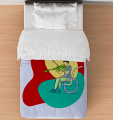 Violinist Duvet Cover - Beyond T-shirts