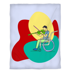 Violinist Duvet Cover - Beyond T-shirts