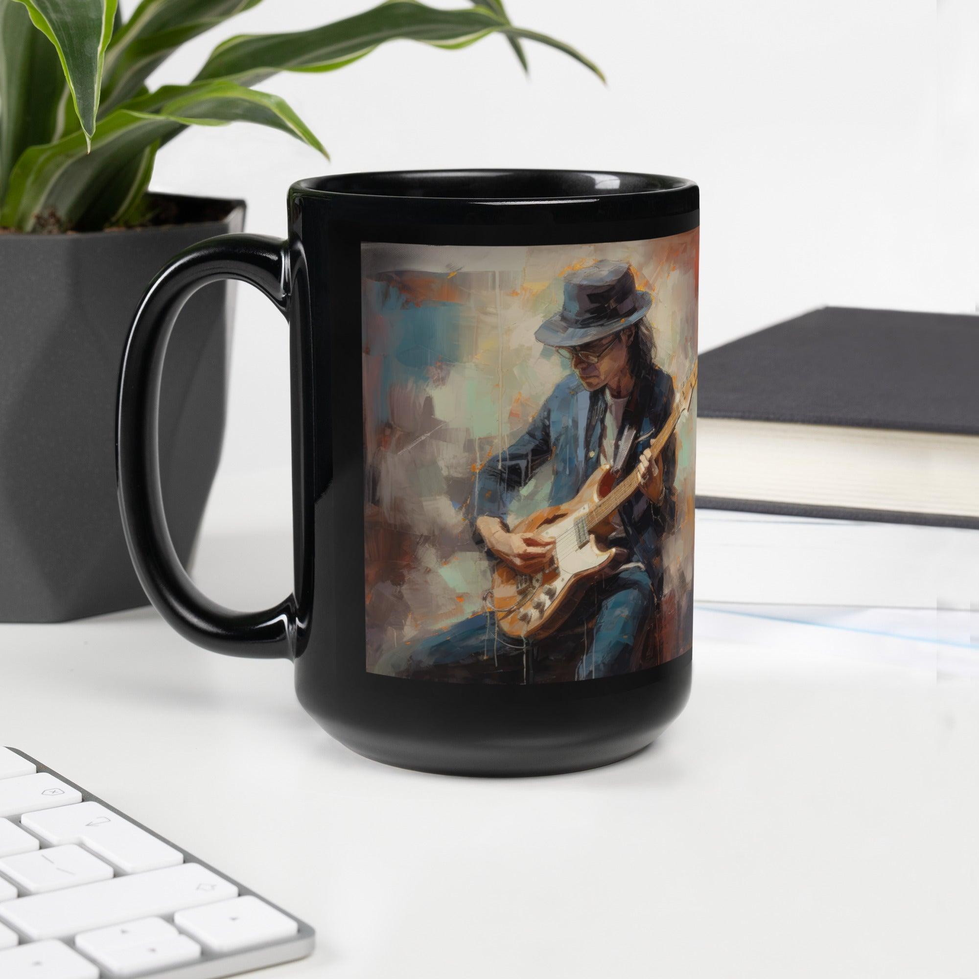 Virtuoso Venture Black Glossy Mug - Beyond T-shirts