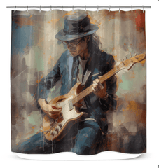 Virtuoso Venture Shower Curtain - Beyond T-shirts