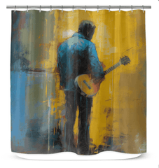 Virtuoso Vibe Shower Curtain - Beyond T-shirts