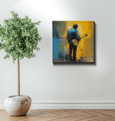 Contemporary Virtuoso Vibe canvas art for stylish homes.