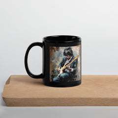 Virtuoso Voyage Black Glossy Mug - Beyond T-shirts