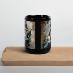 Virtuoso Voyage Black Glossy Mug - Beyond T-shirts