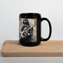 Virtuoso Voyage Black Glossy Mug - Beyond T-shirts