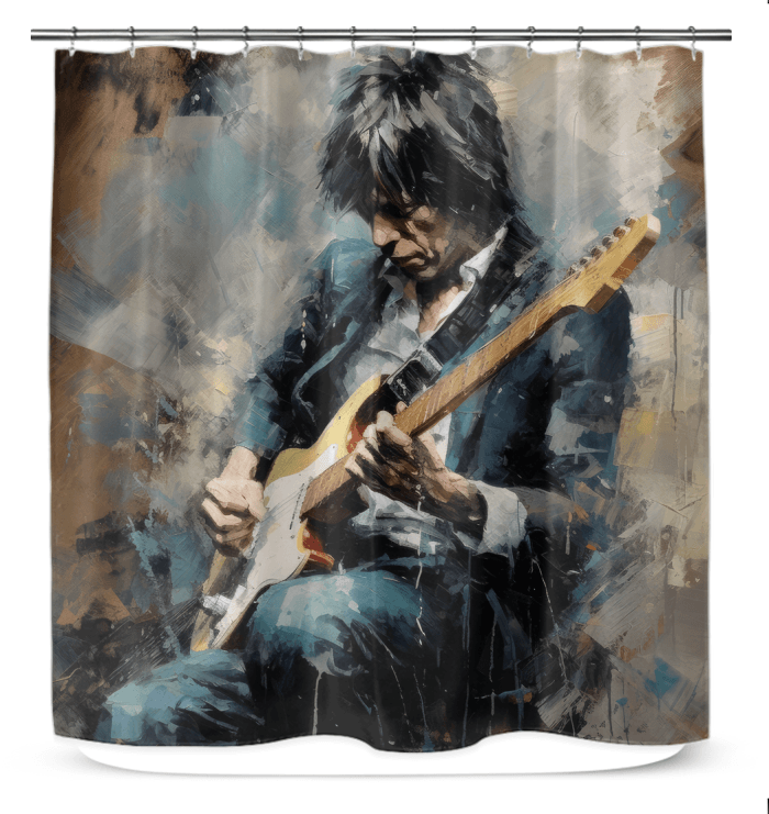 Virtuoso Voyage Shower Curtain - Beyond T-shirts