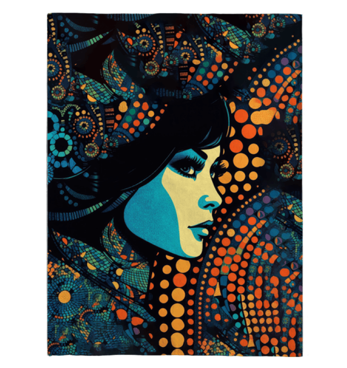 Visual Vibrancy Sherpa Blanket - Beyond T-shirts