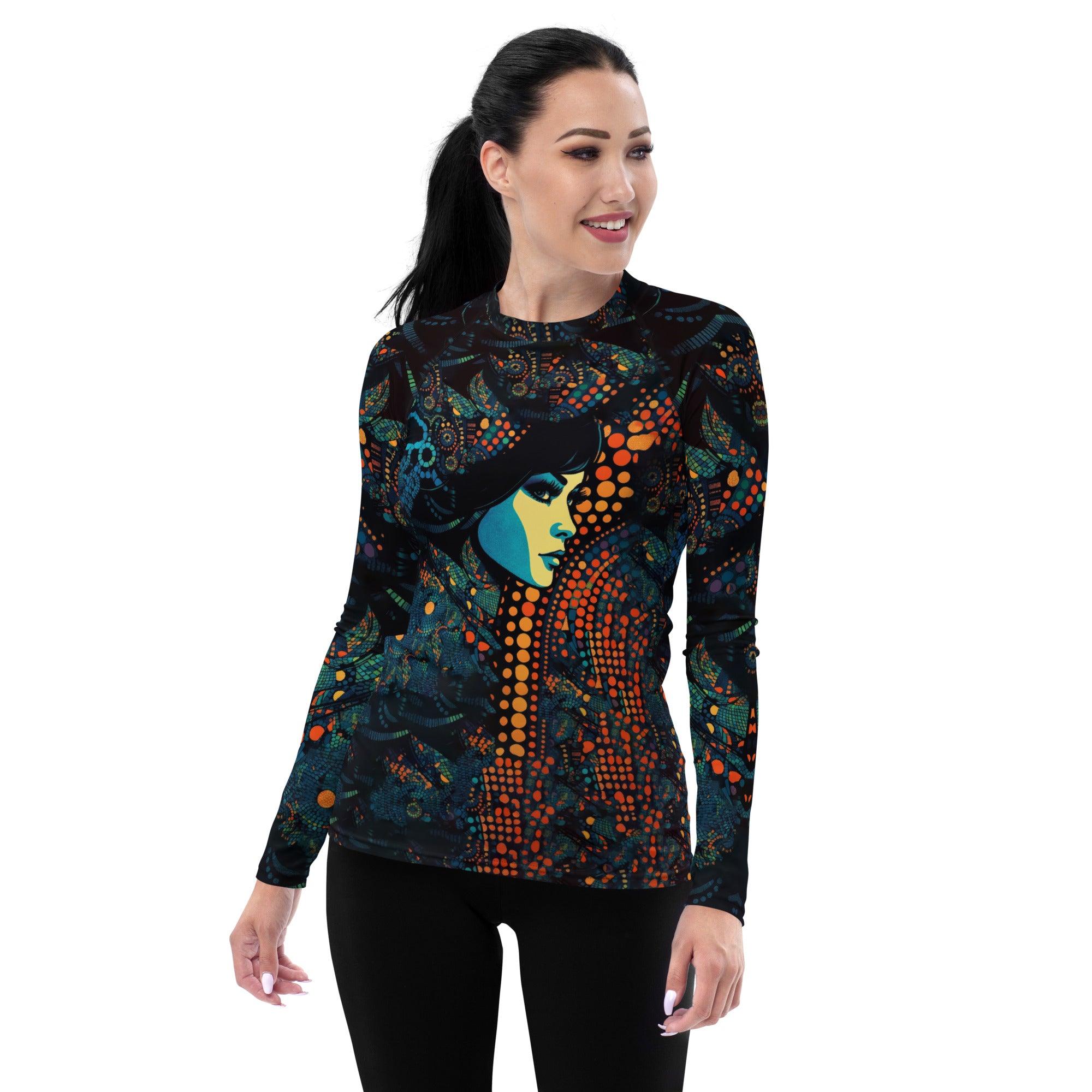 Visual Vibrancy Women's Rash Guard - Beyond T-shirts