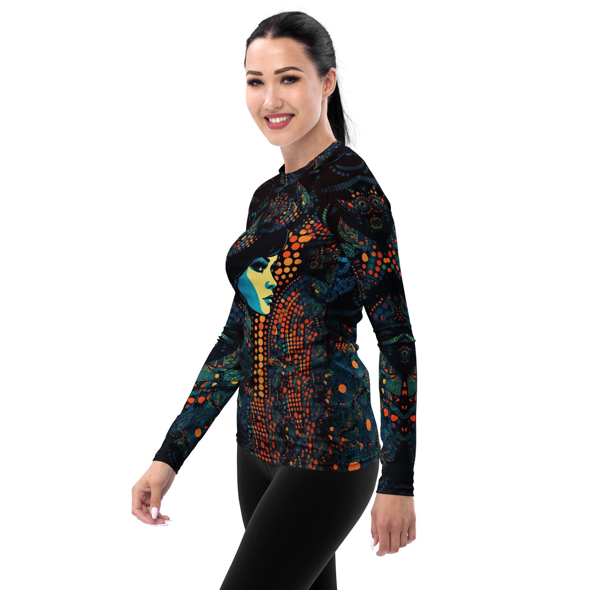 Visual Vibrancy Women's Rash Guard - Beyond T-shirts