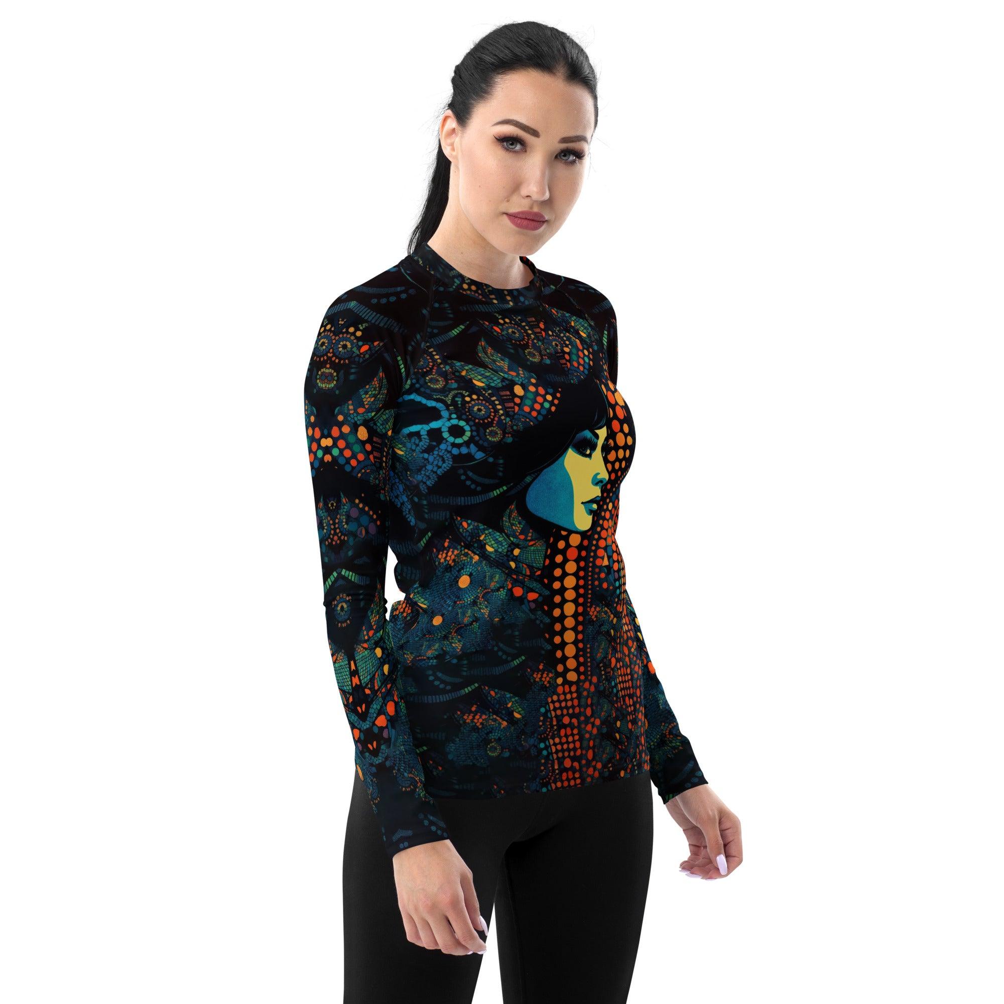 Visual Vibrancy Women's Rash Guard - Beyond T-shirts