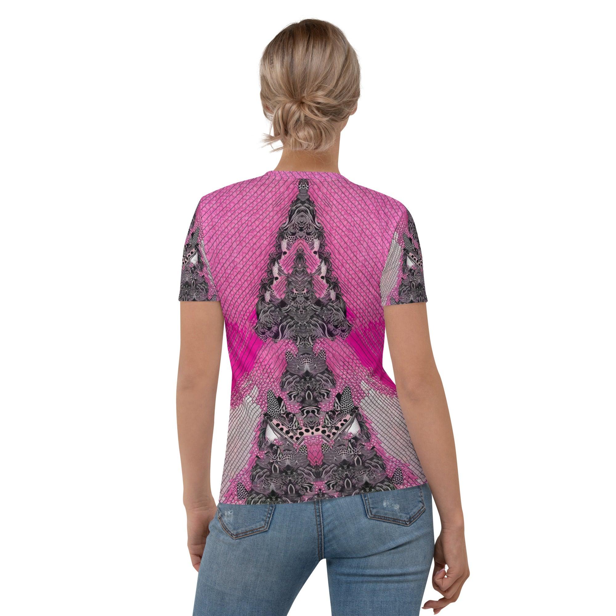 Close-up of Visual Visions II Women's T-shirt print