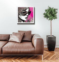Colorful abstract design of Visual Visions II canvas art
