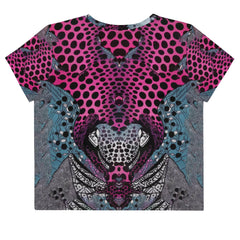 Visual Visions III All-Over Print Crop Tee - Beyond T-shirts