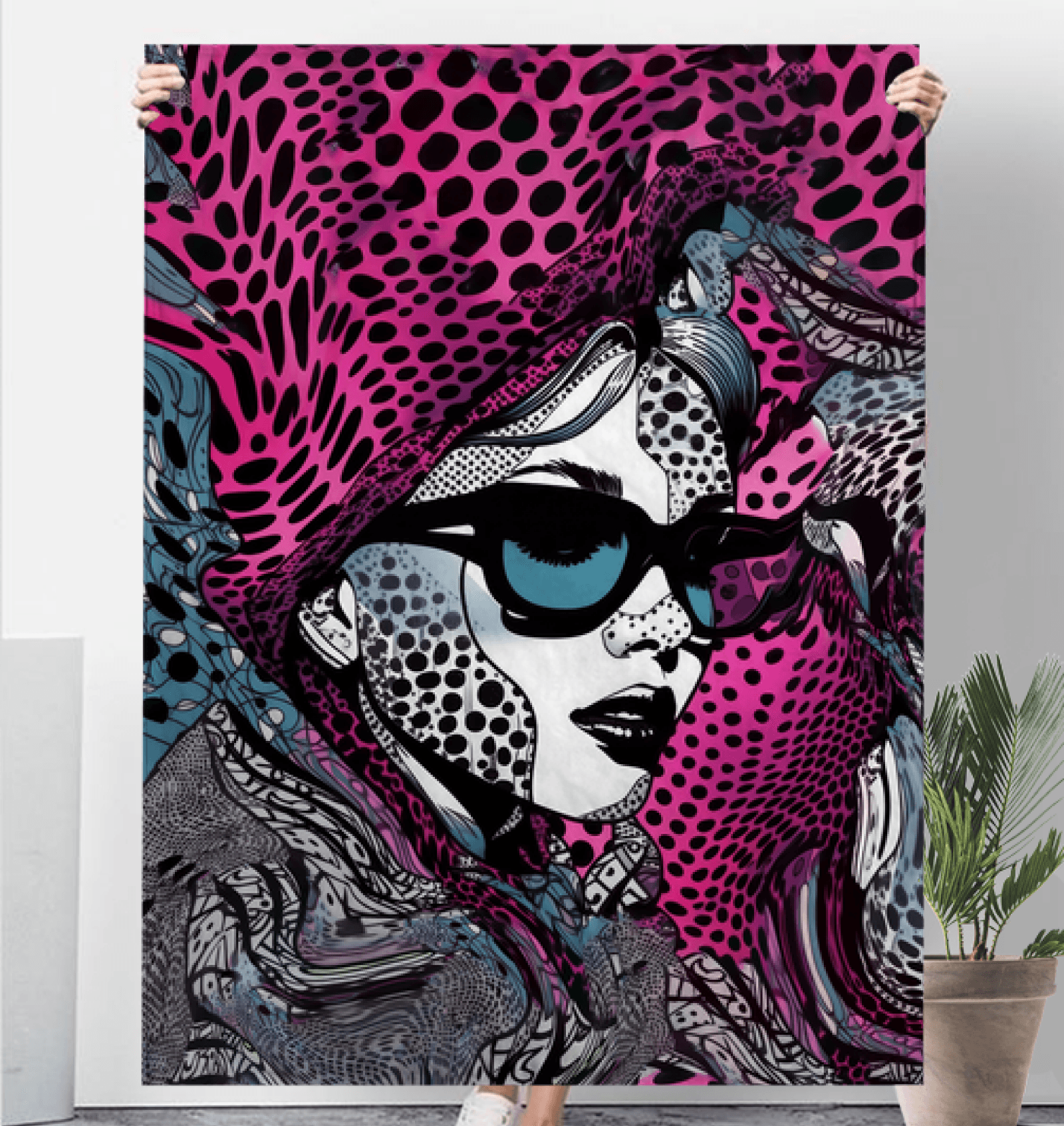 Visual Visions III Sherpa Blanket - Beyond T-shirts