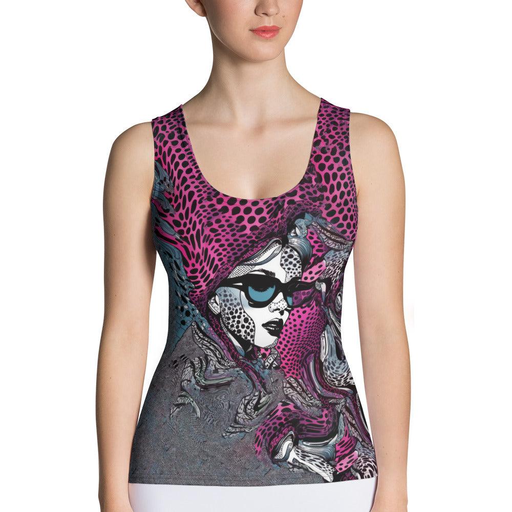 Visual Visions III Sublimation Cut & Sew Tank Top - Beyond T-shirts