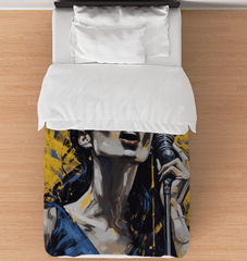 Voice Pop Artist's True Instrument Comforter - Twin - Beyond T-shirts