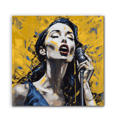 Contemporary Voice Pop Art Wrapped Canvas.