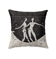 Whimsical Balletic Fashion Indoor Pillow - Beyond T-shirts