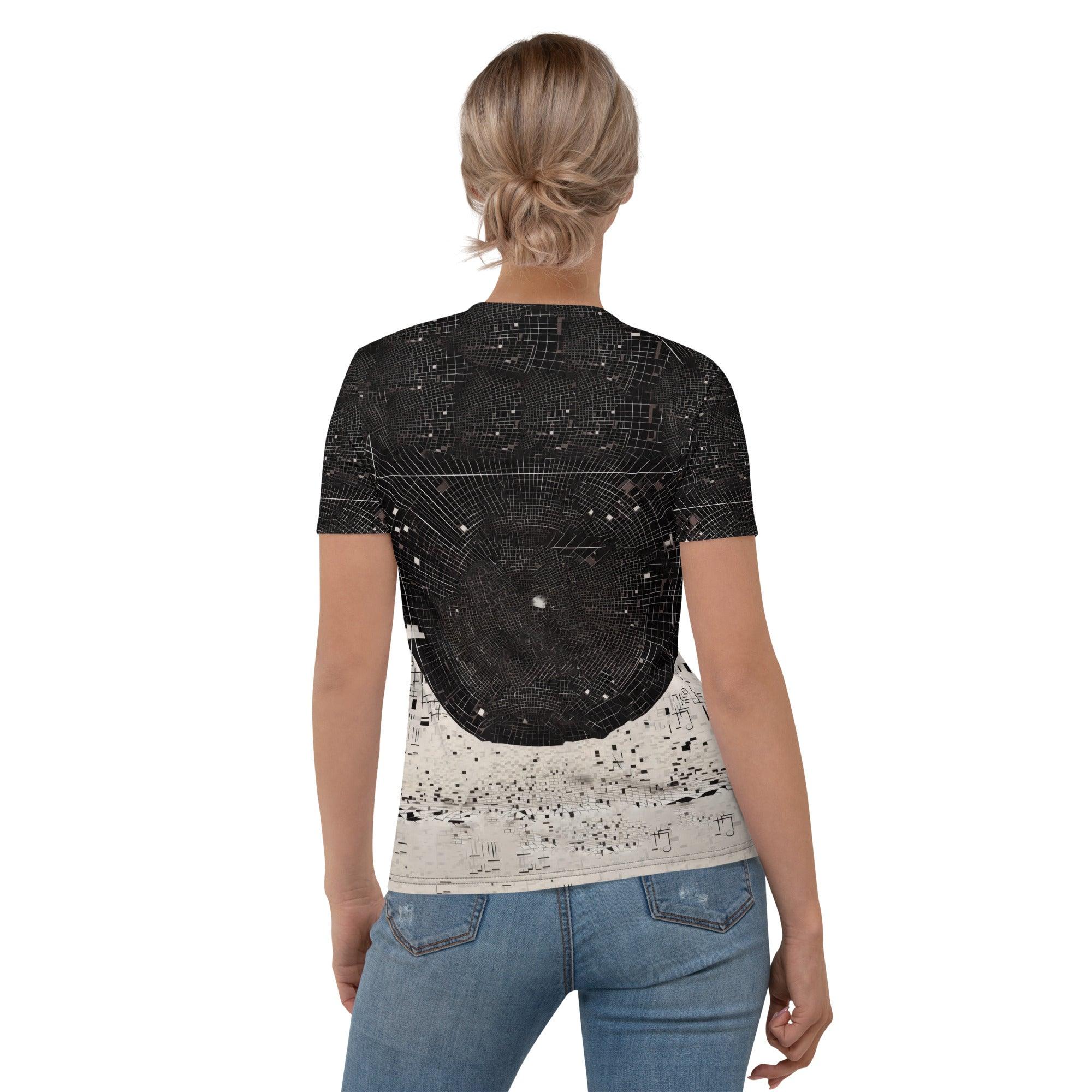 Stylish women's t-shirt with whimsical ballet design