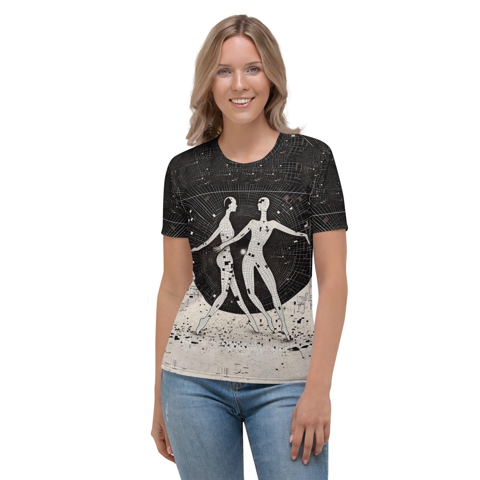 Fashion-forward balletic t-shirt for women's wardrobe