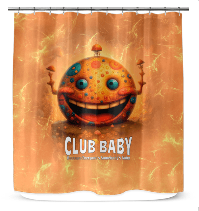 Colorful candy patterns on Whimsical Candy Delights Shower Curtain