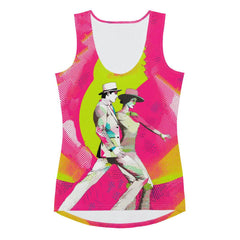 Whimsical Feminine Dance Charm Sublimation Cut & Sew Tank Top - Beyond T-shirts