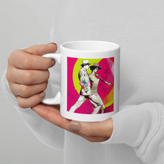 Whimsical Feminine Dance Charm White Glossy Mug - Beyond T-shirts