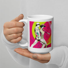 Whimsical Feminine Dance Charm White Glossy Mug - Beyond T-shirts