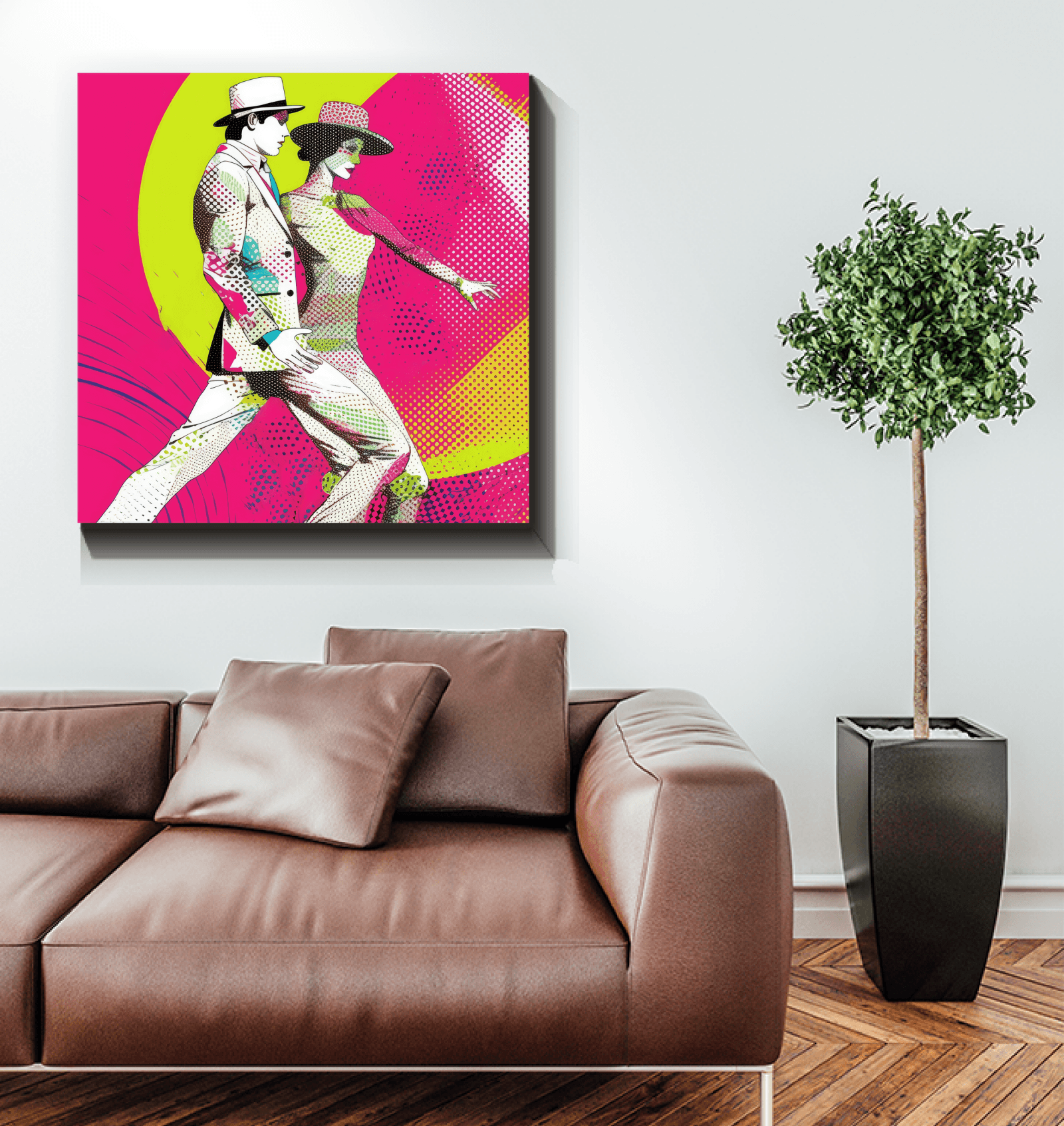 Whimsical Feminine Dance Charm Wrapped Canvas - Beyond T-shirts