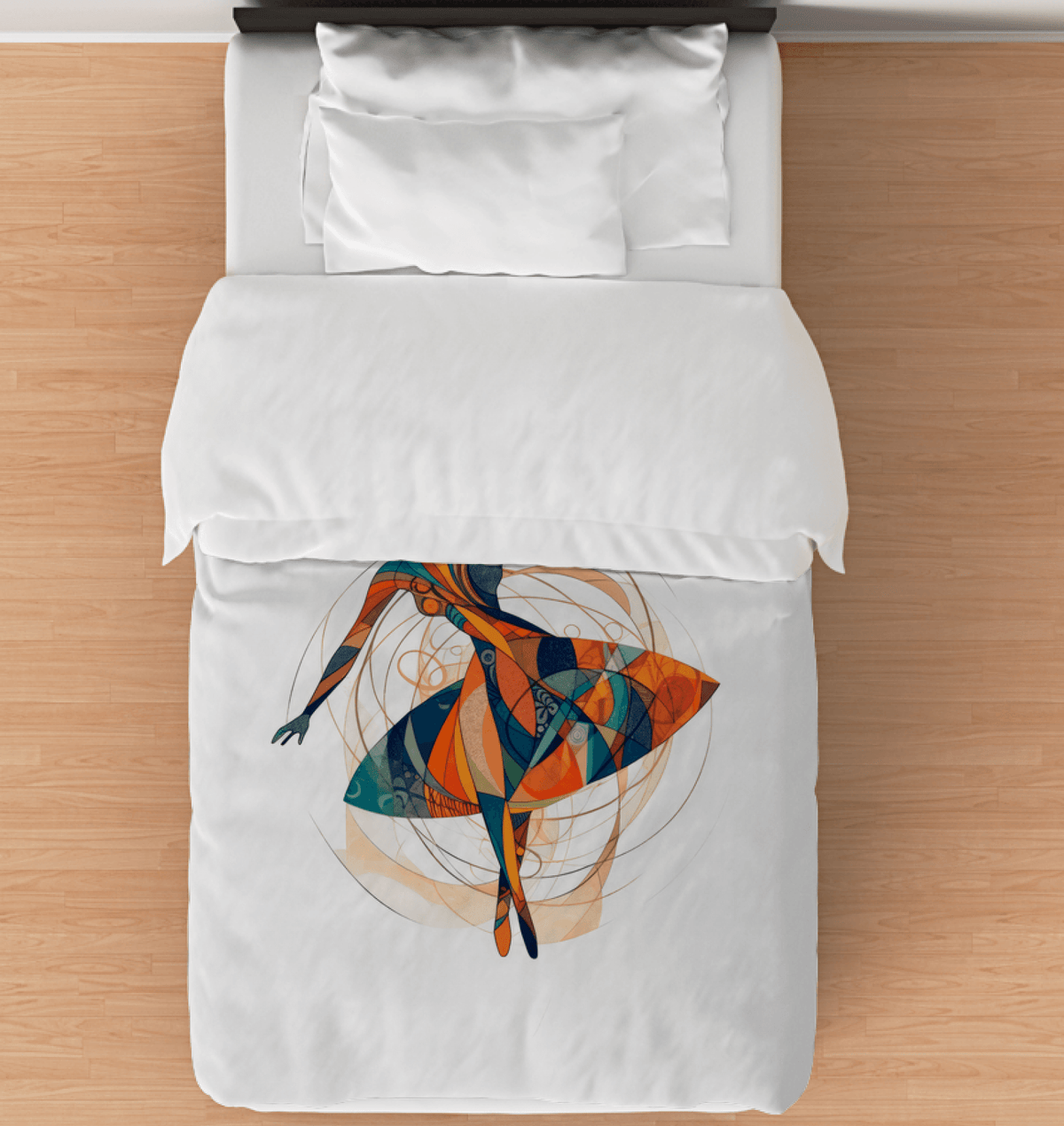 Twin Bedding Set - Feminine Dance Charm Design